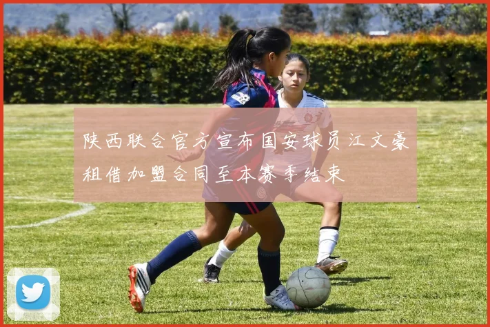 陕西联合官方宣布国安球员江文豪租借加盟合同至本赛季结束